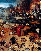 BOSCH, Hieronymus The Temptation of Saint Anthony oil on canvas